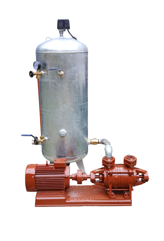 Hauswasserwerk Apollo 2KSEY40-002 mit 150 Liter feuerverzinkten Druckbehälter u. 12.000 L/H